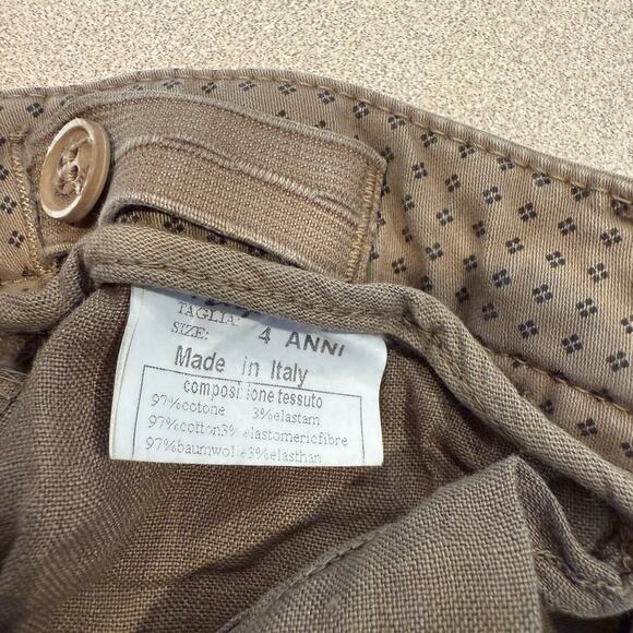 Nupkeet Unisex Kids Pants SZ 4 Made Italy Adjustable waist - Picture 4 of 7